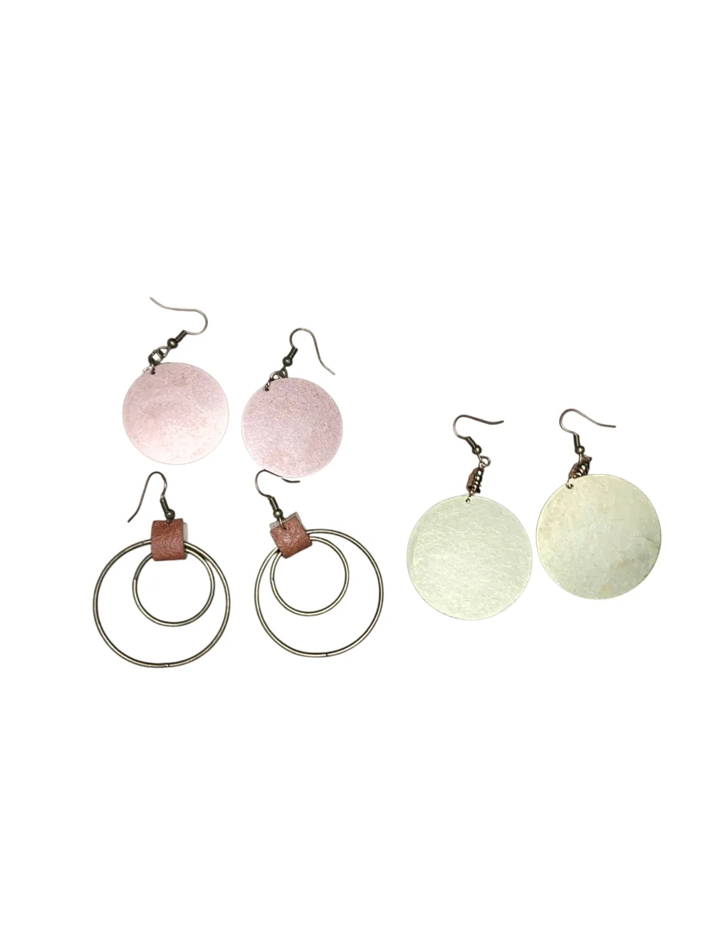 Set Of 3 Boho Dangle Earrings - Picture 2 of 2